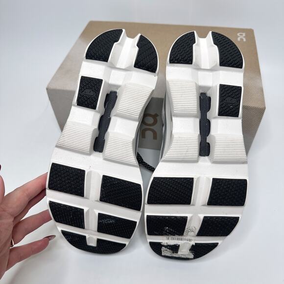 On Cloudmonster All White Long Distance Running Sneakers Tennis Shoes Womens 9.5 - Picture 11 of 12